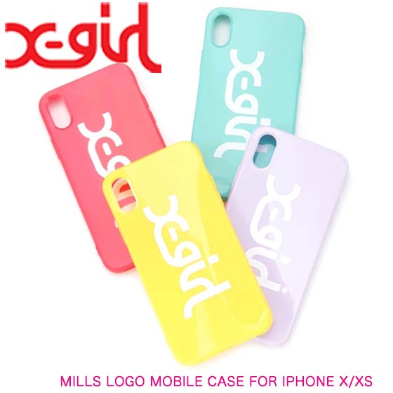 Iphone アイフェイスがなぜか野球部員の間で大人気 X Girl エックスガール スマホケース Iphoneケース アイフェイス Mills Logo Mobile Case For Iphone X Xs