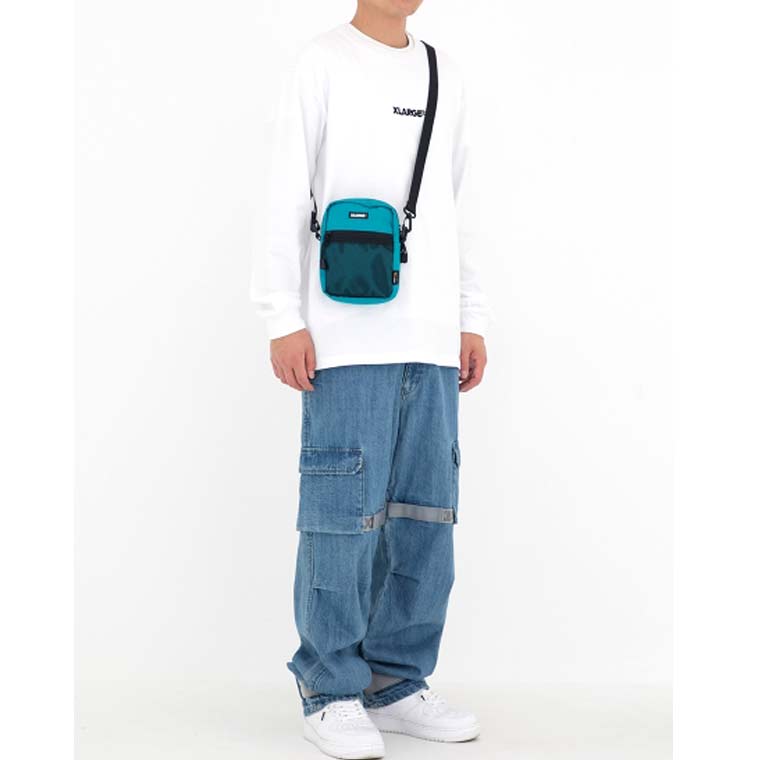 XLARGE エクストララージ ショルダーバッグ【PATCHED SHOULDER BAG】X-LARGE メンズ 01191002 XLARGE エクストララージ ショルダーバッグ【PATCHED SHOULDER BAG】X-LARGE メンズ 01191002