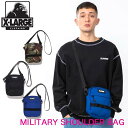 XLARGE エクストララージ ショルダーバッグ【MILITARY SHOULDER BAG】斜めがけ 肩がけ ボディバッグ バッグ お出かけ 旅行 カジュアル ストリート ブランド メンズ 101211053002