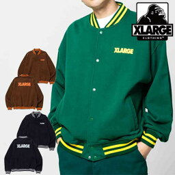 エクストララージ スタジャン メンズ 【20%OFF】エクストララージ スタジャン【SWEAT VARSITY JACKET XLARGE】 スウェット バーシティー ジャケット 長袖 アウター ブルゾン ジャンパー 人気 男子 メンズ ブランド ストリート 101223021008