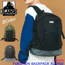 【10 OFF】XLARGE エクストララージ リュック FUNCTION BACKPACK リュックサック バッグ バックパック シンプル 通勤 通学 中学生 高校生 大学生 男女兼用 黒 大容量 A4 ストリート ブランド 黒 101231053003