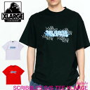 XLARGE エクストララージ Tシャツ SCRIBBLES S/S TEE カットソー 半袖Tシャツ メンズ トップス ストリート ブランド 白 黒 101232011009