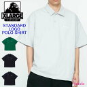 【30%OFF】エクストララージ ポロシャツ STANDARD LOGO POLO SHIRT XLARGE 半袖 トップス カットソー 天竺 シンプル カジュ...
