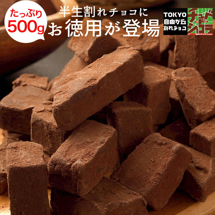 徳用半生割れチョコ（500g）チュベ