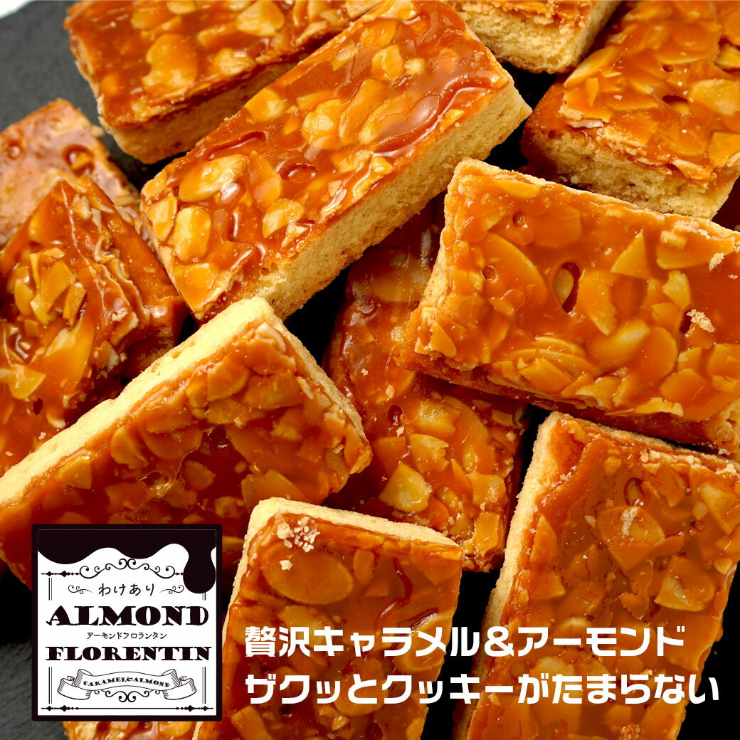 訳ありフロランタン クッキー 大容量 山盛り アーモンド キャラメル 焼き菓子 スイーツ お菓子 みんなのおやつ 個包装 小分け 送料無料の商品画像
