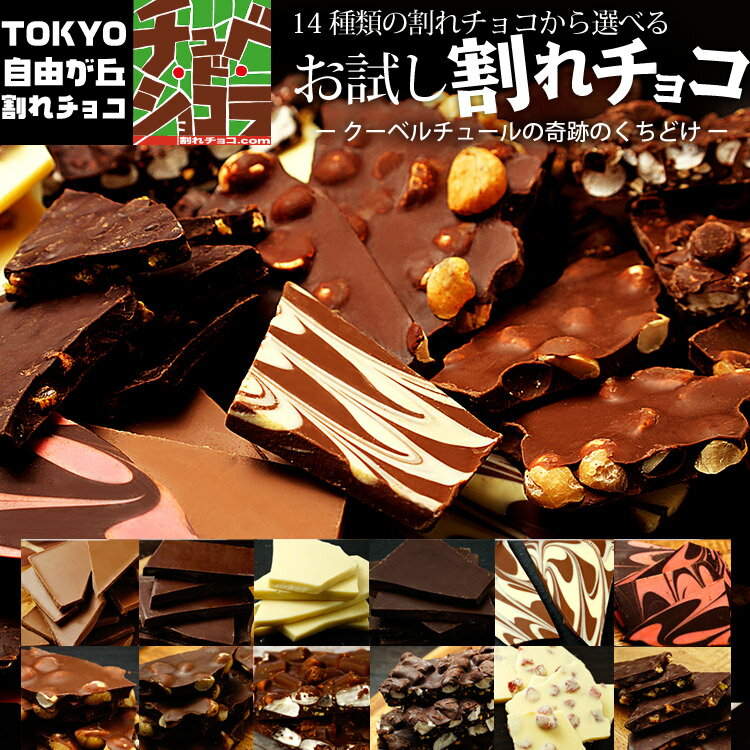 ※10月末以降発送※1000円ポッキリ【お試し割れチョコ】東京・自由が丘チュベ・ド・ショコラの割れチョコをお手軽価格でお試し /ラッピング・ギフトバッグ不可