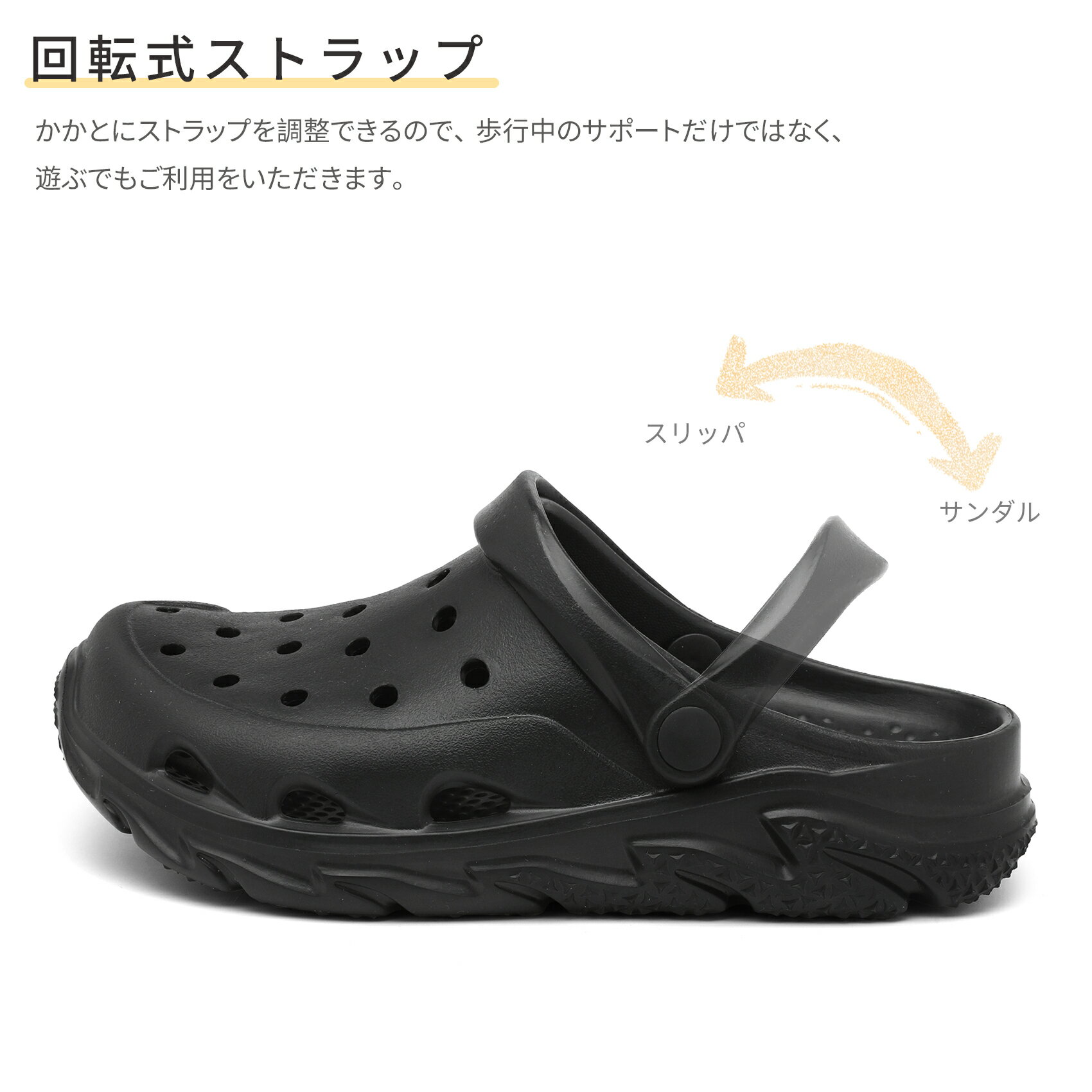 クロッグサンダル メンズ サンダル レディース クラシックサンダル evaサンダル 水遊びサンダル 外履き アウトドア カジュアル サボ 夏用 水陸両用 ジュニア 軽量 2way 男女兼用