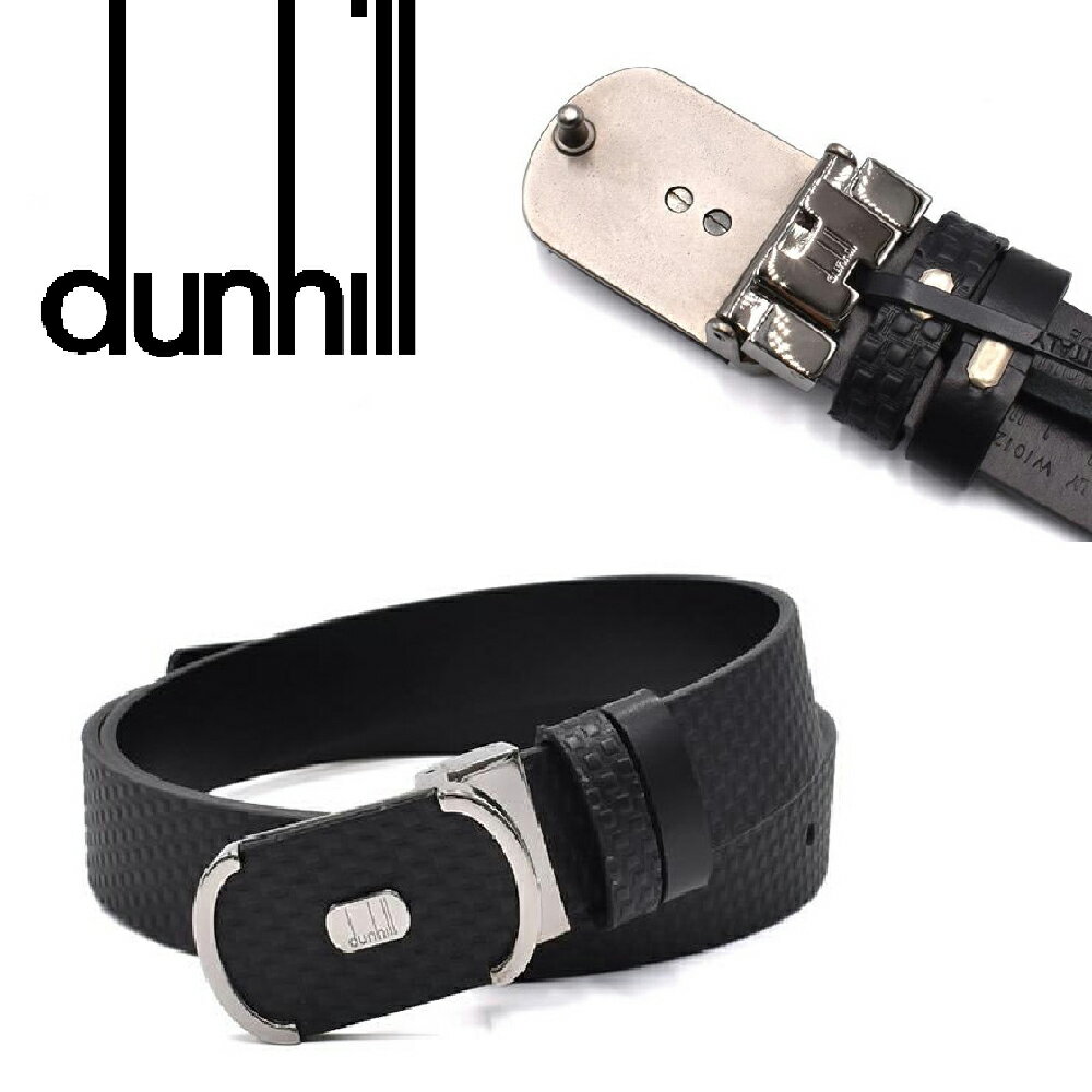 ダンヒル ダンヒル Dunhill メンズ ブラック ビジネス カジュアル ベルト BPL165A42 海外輸入品