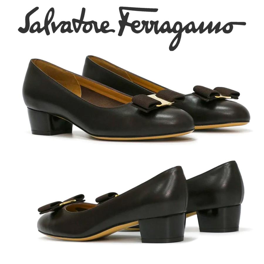 フェラガモ FERRAGAMO ブラウン レディ