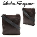 フェラガモ FERRAGAMO メンズ ショルダーバッグ 24-9420 0533858 CAFFE 海外輸入品