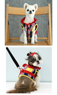 【犬のハーネス】【犬ハーネス】【猫のハーネス】オシャレ洋服型ハーネス