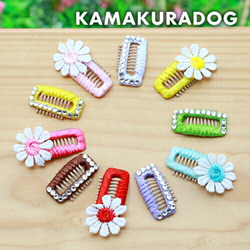 ゴッドピヴァ GODPIVA Hound Toothバレッタ(SMALL)【小型犬 アクセサリー バレッタ ヘアピン ヘアーアクセサリー セレブ】