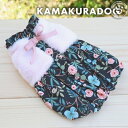 【犬の服】ピンクファー付きワンピース
