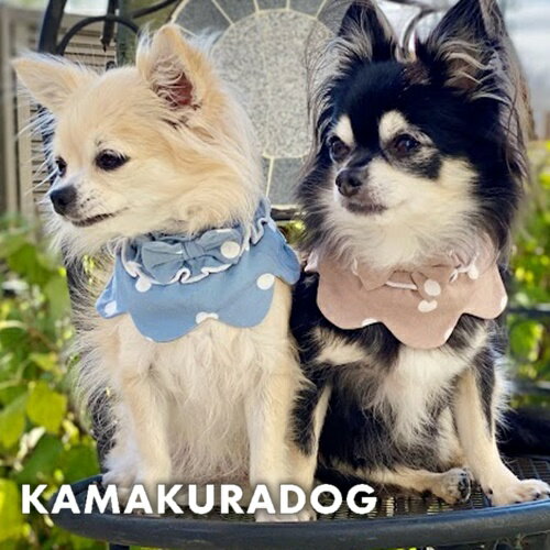 【犬の服】水玉フリルスカーフの商品画像