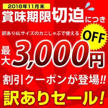 【クーポン利用で最大3000円オフ】訳あり かに ポーション 【 特大 6Lサイズ・ズワイガニかにしゃぶポーション(総重量500g/内容量400g)】カニ 蟹 むき身 ずわい蟹 ズワイ蟹 ずわいがに 生 冷凍 鍋 しゃぶしゃぶ【賞味期限が近いためギフト不可】