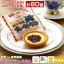 お米de岩手県産ブルーベリータルト 40ヶ入×2箱 計80個 給食 タルト デザート タルトケーキ アレルギー対応 学校給食デザート フレンズスイーツ 米粉使用 グルテンフリー お米deブルーベリータルト あす楽 包装不可