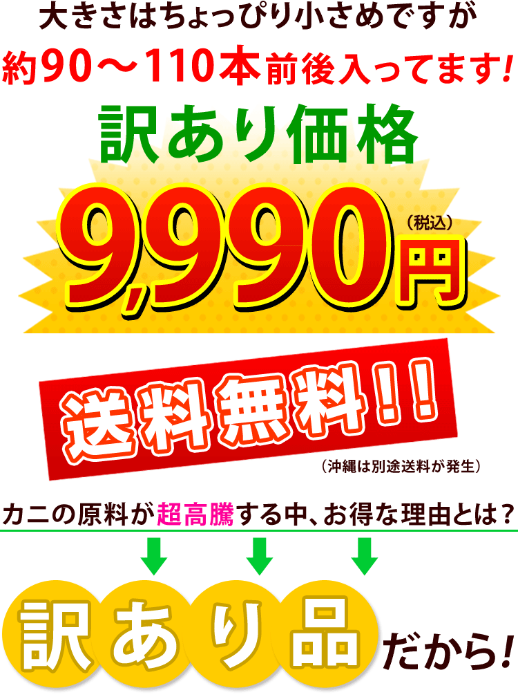 【世界的カニ不足により不定期販売中】ボイル ズワイガニ むき身 【 訳あり カニ 茹で ずわいがに 爪下 総重量 1kg （内容量800g）】 かに むき身 送料無料 蟹 剥き身 わけあり 【ボイル済みのため、鍋・しゃぶしゃぶには不向きです】 あす楽