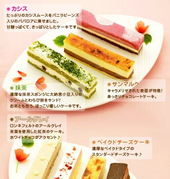 お歳暮 ギフト 送料無料 スイーツ【10種類の スティック ケーキ ×1】 誕生日プレゼント 女性 お母様 誕生日ケーキ に大人気♪ スイーツ プレゼント クリスマスプレゼント クリスマス パーティー 料理 オードブル 御歳暮 お取り寄せ あす楽