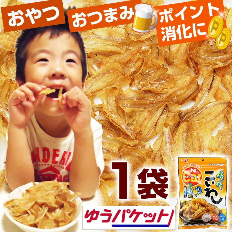 【 ポイント消化 500円 送料無料 】【メール便】 パリパリこいわし 旨塩味 36g 1袋（サクッと旨いこいわし 同等品） 井上食品 いわし チップス お魚チップス ノンフライ 鰯 お魚スナック 糖質制限 ロカボ おつまみ おやつ ポイント消費のサムネイル