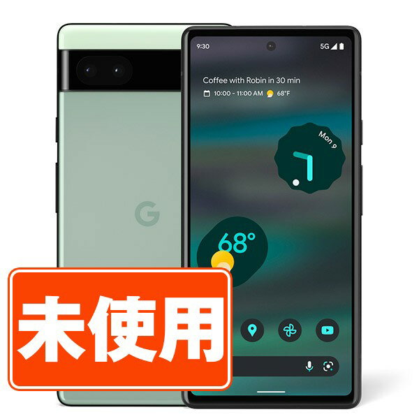【未使用】Google Pixel6a セージ SIMフリー 本体 au スマホ 【あす楽】 【保証あり】 【送料無料】 gp6aas10mtmのサムネイル