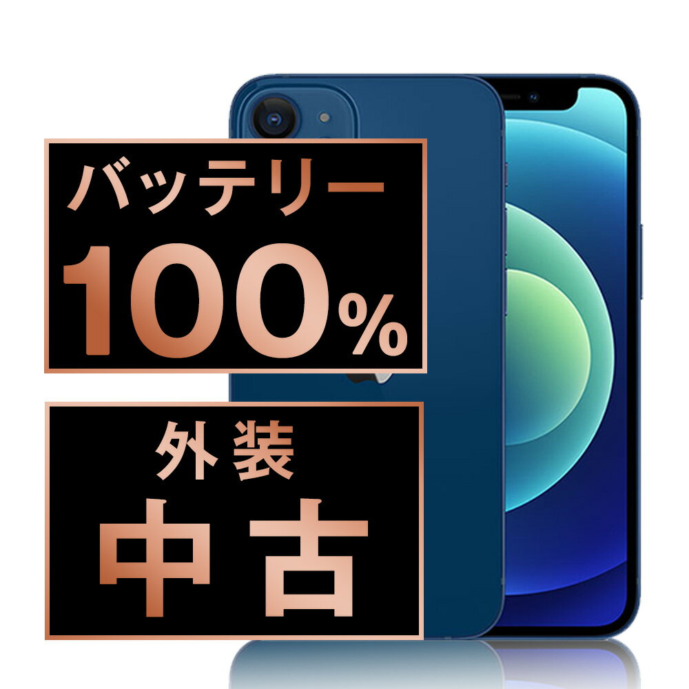 バッテリー100% 【中古】 iPhone12 256GB ブルー SIMフリー 本体 スマホ iPhone 12 バッテリーが持つ 長持ち 多い 電池 最大容量 アイフォン アップル apple 【あす楽】 【保証あり】 【送料無料】 ip12mtm1409a