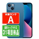 【中古】 iPhone13 128GB ブルー Aランク SIMフリー 本体 スマホ バッテリーが持つ 長持ち 多い 電池 最大容量 アイフォン アップル apple 【あす楽】 【保証あり】 【送料無料】 ip13mtm1753