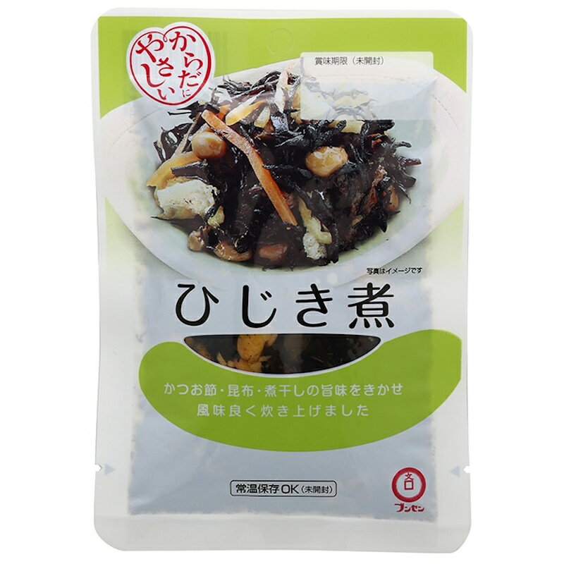 【ブンセン】＼からだにやさしい小袋無添加シリーズ／ ひじき煮 80g×100個(10個×10箱)