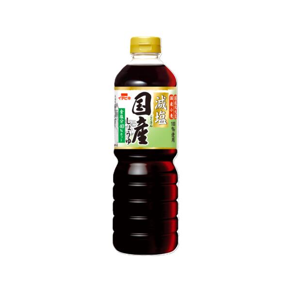 イチビキ 減塩国産しょうゆ 750ml×8個