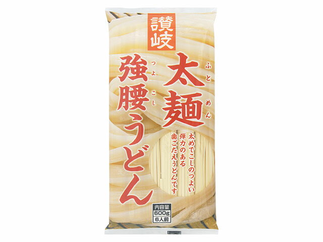 さぬきシセイ 讃岐 太麺強腰うどん 600g×20個 1