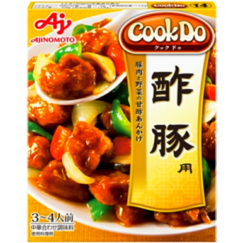 味の素 Cook Do 酢豚用 3〜4人前 140g 40個 (10×4B)