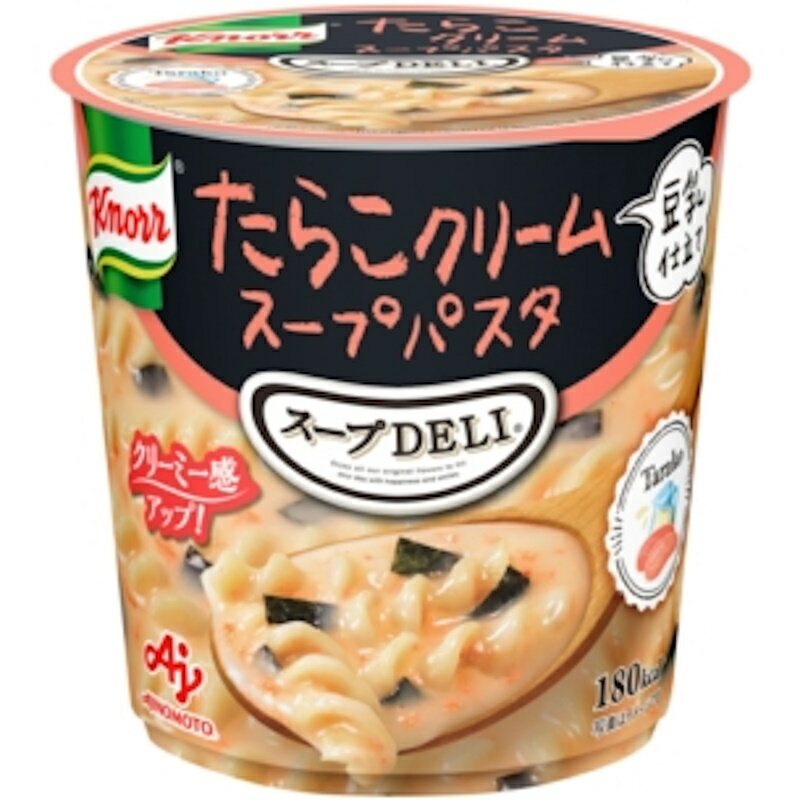 味の素 クノール スープDELI たらこクリームスープパスタ (豆乳仕立て) 容器入り 45.3g 6個