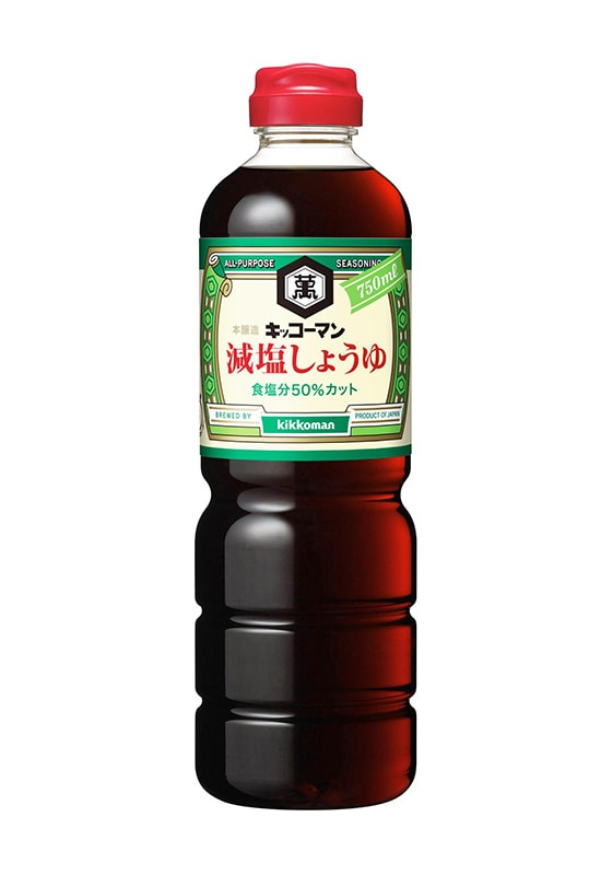 キッコーマン 減塩醤油 1L