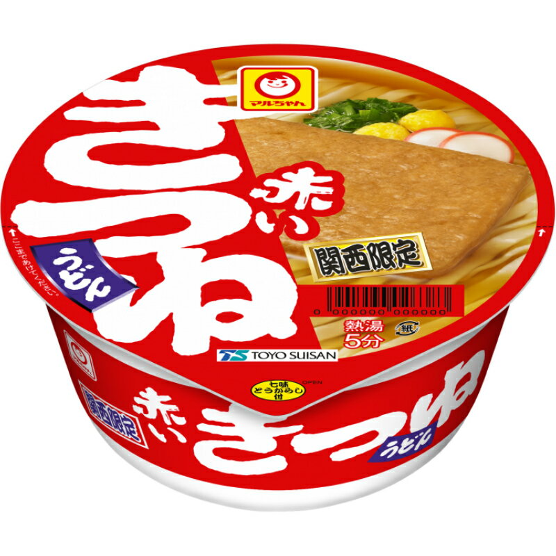 マルちゃん 赤いきつねうどん 関西 96g 12個(4)