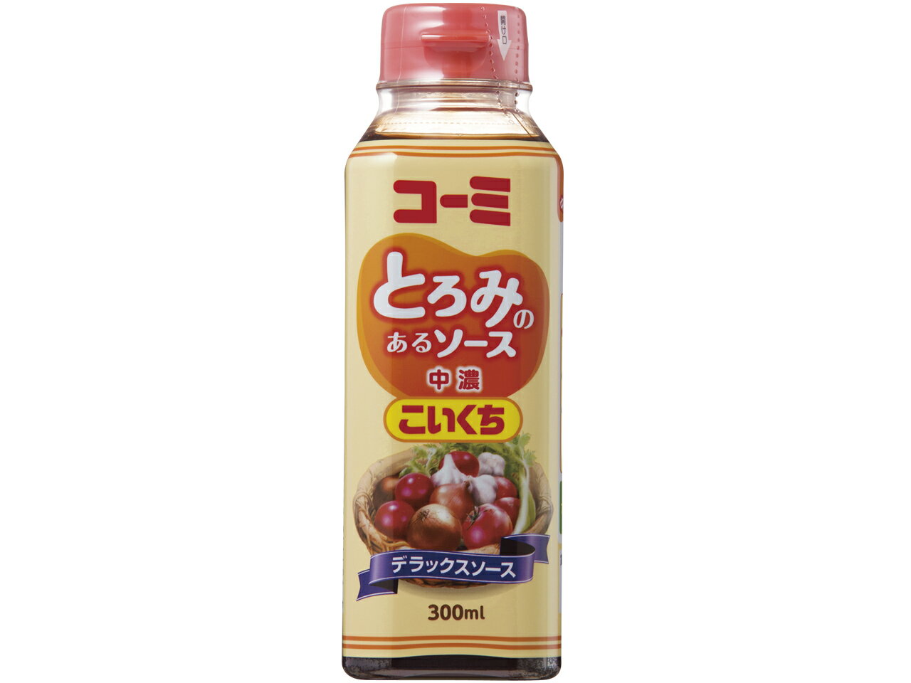 コーミ とろみのあるこいくちソース 中濃ソース 300ml×30本