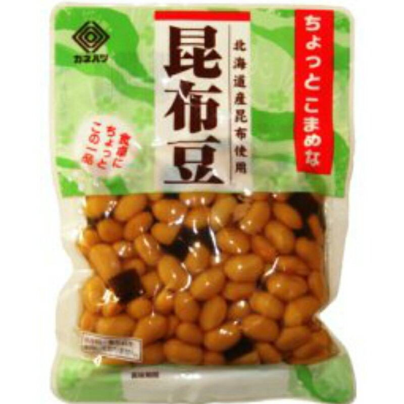 【冷蔵】カネハツ ちょっとこまめな 昆布豆 120g×20袋【賞味期限 お届けより42日前後】春秋冬常温商品