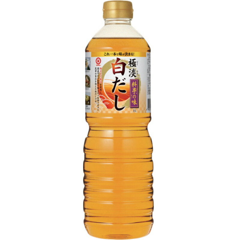 マルキン 極淡白だし 1L×12本