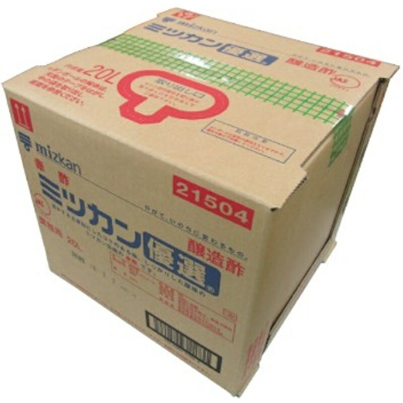 ミツカン 赤酢 優撰 20L 業務用 蛇口(コック付き)