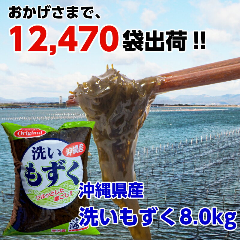 【冷蔵】磯屋 海宝 洗いもずく 沖縄県産 400g×10袋 (正味量130g×10袋)