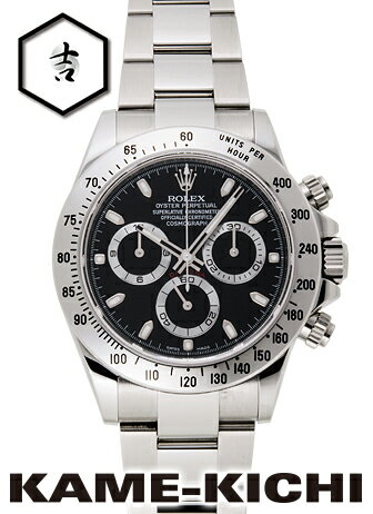 【中古】ロレックス　3年保証　デイトナ　Ref.116520　ブラック　（ROLEX　Daytona）【楽ギフ_包装】