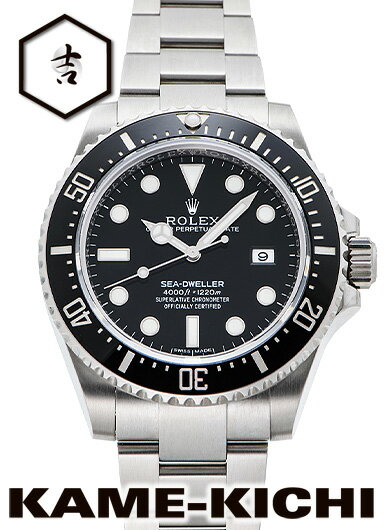 【中古】ロレックス　3年保証　シードゥエラー4000　Ref.116600　ブラック　（ROLEX　Sea Dweller4000）