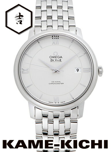 オメガ デ・ヴィル プレステージ コーアクシャル Ref.424.10.40.20.02.003 新品 シルバー (OMEGA De Ville Prestige Co-Axial)【楽ギフ_包装】 オメガ デ・ヴィル プレステージ コーアクシャル Ref.424.10.40.20.02.003 新品 シルバー (OMEGA De Ville Prestige Co-Axial)【楽ギフ_包装】