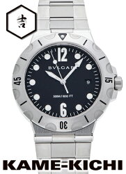 ブルガリ　ディアゴノプロフェッショナル スクーバ　Ref.DP41BSSSD　新品　ブラック　（BVLGARI　Diagono Professional Scuba）【楽ギフ_包装】