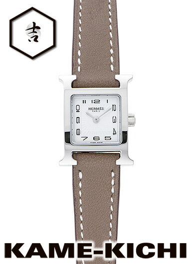 Hウォッチ エルメス　Hウォッチ ミニ　Ref.HH1.110.131/WW18　新品　ホワイト　（HERMES　H Watch MInI）