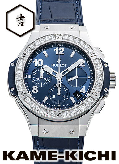 ウブロ　ビッグバン スチール ブルーダイヤモンド　Ref.341.SX.7170.LR.1204　新品　ブルー　（HUBLOT　Big Bang Steel Blue Diamonds）【楽ギフ_包装】