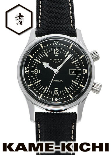 ロンジン　レジェンドダイバー デイト　Ref.L3.374.4.50.0　新品　ブラック　（LONGINES　Legend Diver Date）