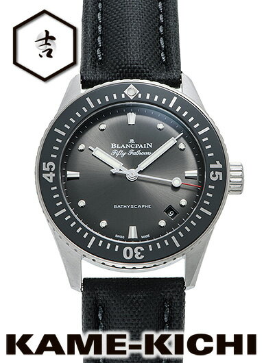 ブランパン ブランパン　フィフティ ファゾムス バチスカーフ　Ref.5100B-1110-B52A　新品　グレー　（BLANCPAIN　Fifty Fathoms Bathyscaphe）【楽ギフ_包装】