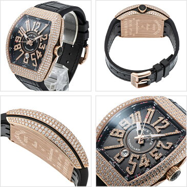 フランク・ミュラー　ヴァンガード　Ref.V45SCDVDNBRCD　新品　ブラック　（FRANCK MULLER　Vanguard）【楽ギフ_包装】