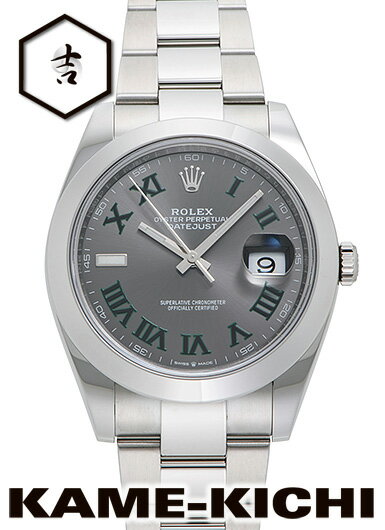 デイトジャスト 腕時計（メンズ） ロレックス　デイトジャスト41　Ref.126300　新品　グレー　（ROLEX　Datejust41）