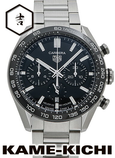 タグ・ホイヤー　カレラ スポーツ クロノグラフ キャリバー ホイヤー02　Ref.CBN2A1B.BA0643　新品　ブラック　（TAG HEUER　Carrera Sports Chronograph Calibre HEUER02）【楽ギフ_包装】