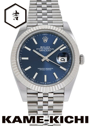 ロレックス　デイトジャスト41　Ref.126334　新品　ブルー　（ROLEX　Datejust41）